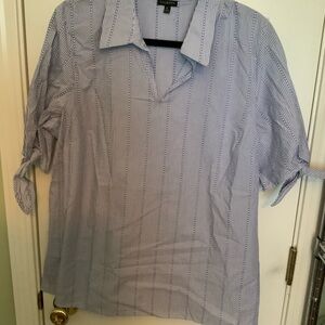 Talbots Blue Lightweight Casual Shirt